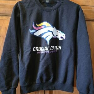 Crucial Catch Kids Black Sweatshirt